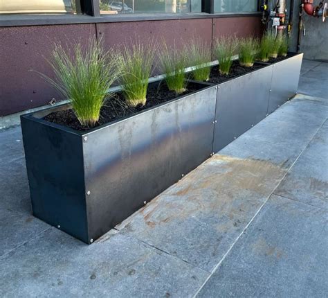 metal planter boxes perth|colorbond planter boxes.